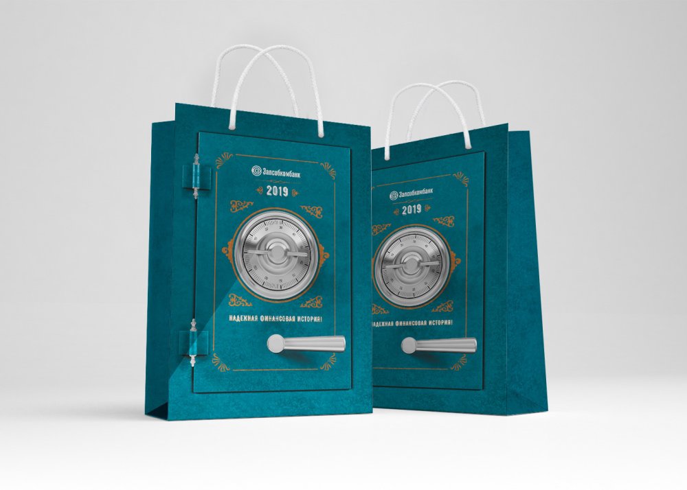 пакет бумажный со шнурком